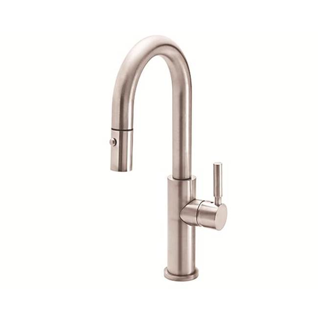 Henry Kitchen and BathCalifornia FaucetsCorsano Pull-Down Prep/Bar Faucet with Squeeze or Button Sprayer