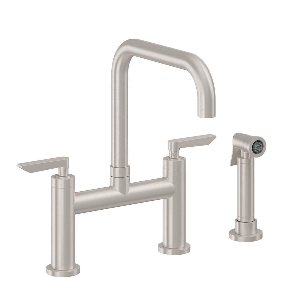 Henry Kitchen and BathCalifornia FaucetsBridge Kitchen Faucet with Sidespray - Quad Spout