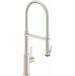 California Faucets - K51-150SQ-FB-USS - Single Hole Kitchen Faucets