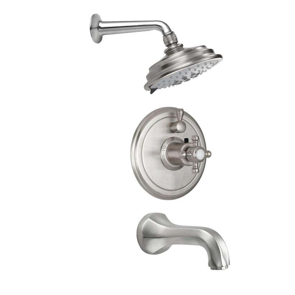 Henry Kitchen and BathCalifornia FaucetsMonterey StyleTherm® 1/2'' Thermostatic Shower System with Showerhead and Tub Spout
