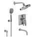 California Faucets - KT07-45.25-USS - Shower System Kits