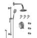 California Faucets - KT08-33.20-MBLK - Shower System Kits