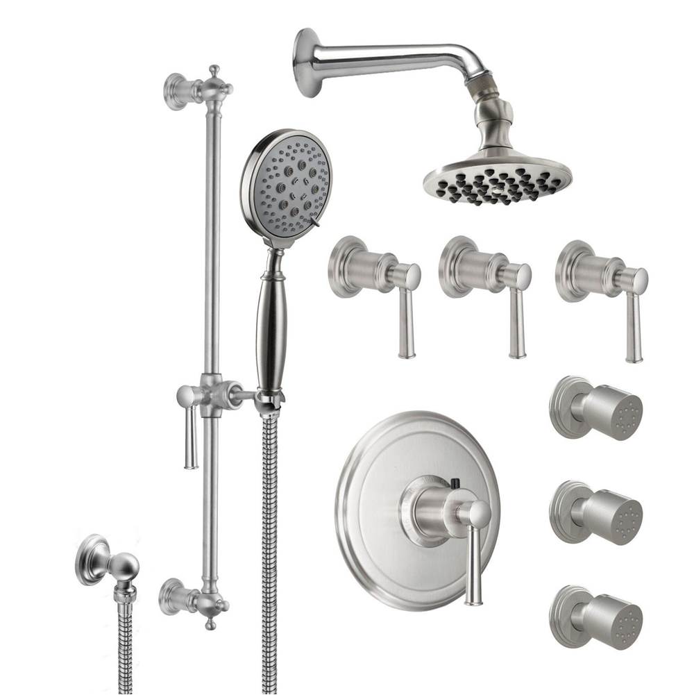 California Faucets Shower System Kits Shower Systems item KT08-48.18-BLKN