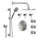 California Faucets - KT08-66.20-PC - Shower System Kits