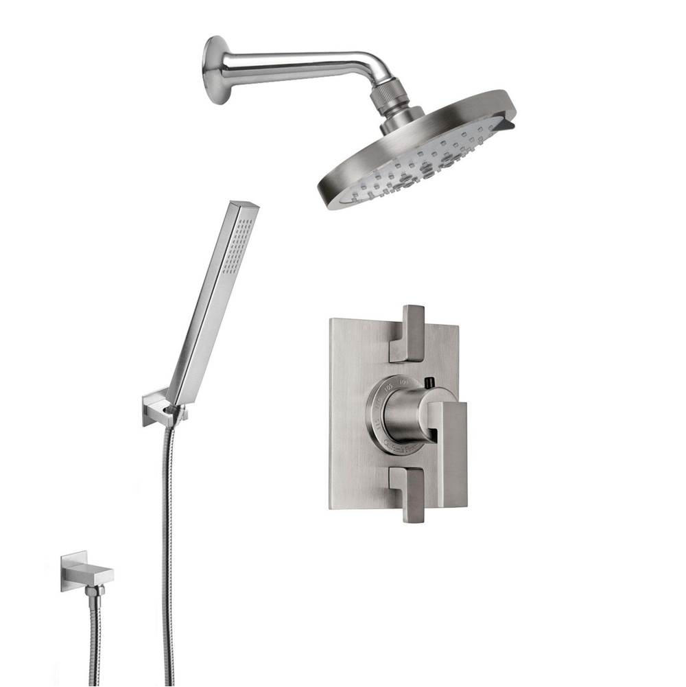 Henry Kitchen and BathCalifornia FaucetsMorro Bay StyleTherm® 1/2'' Thermostatic Shower System with Showerhead and Handshower on Hook