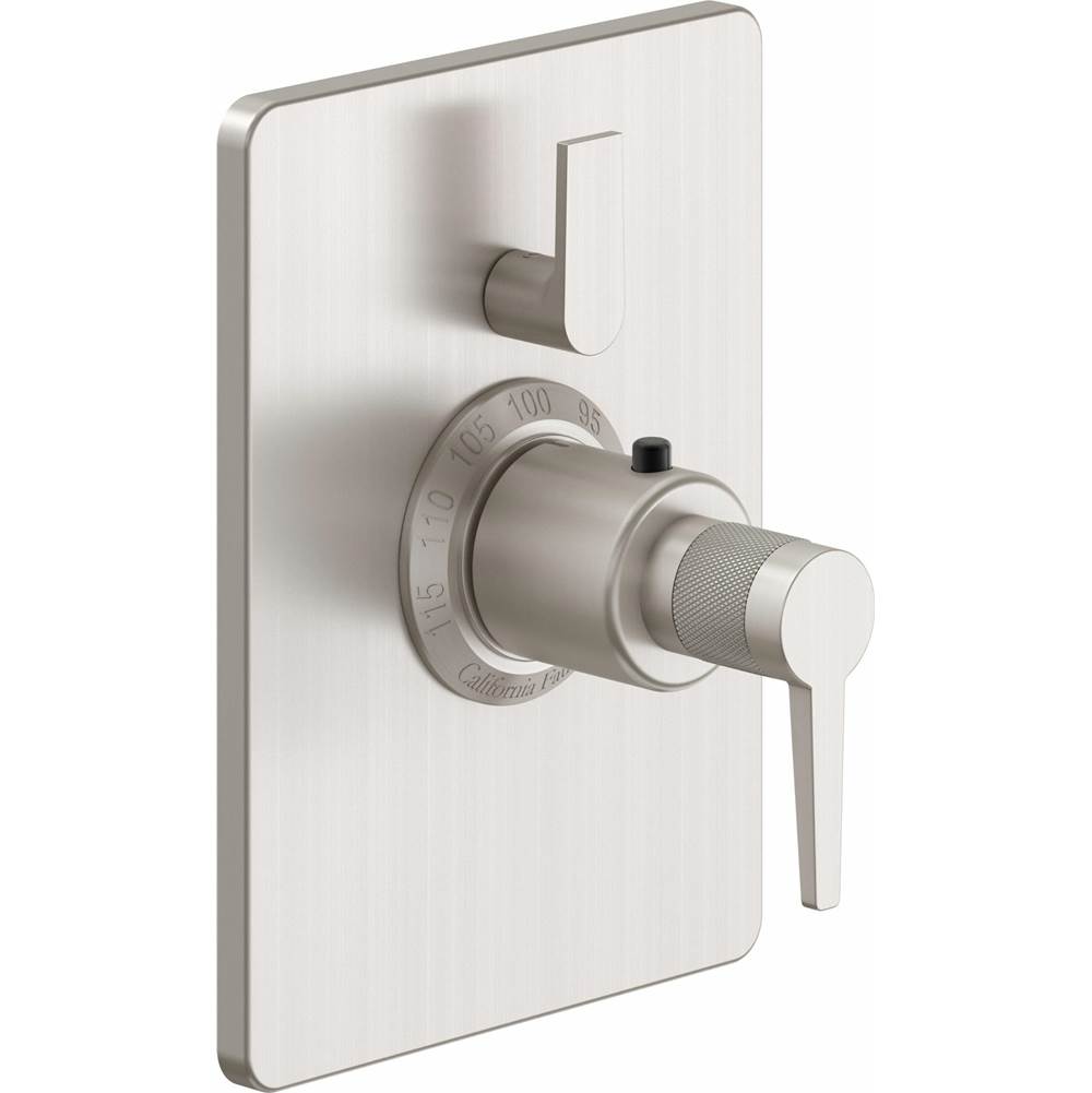 California Faucets Thermostatic Valve Trim Shower Faucet Trims item TO-THC1L-53K-LSG