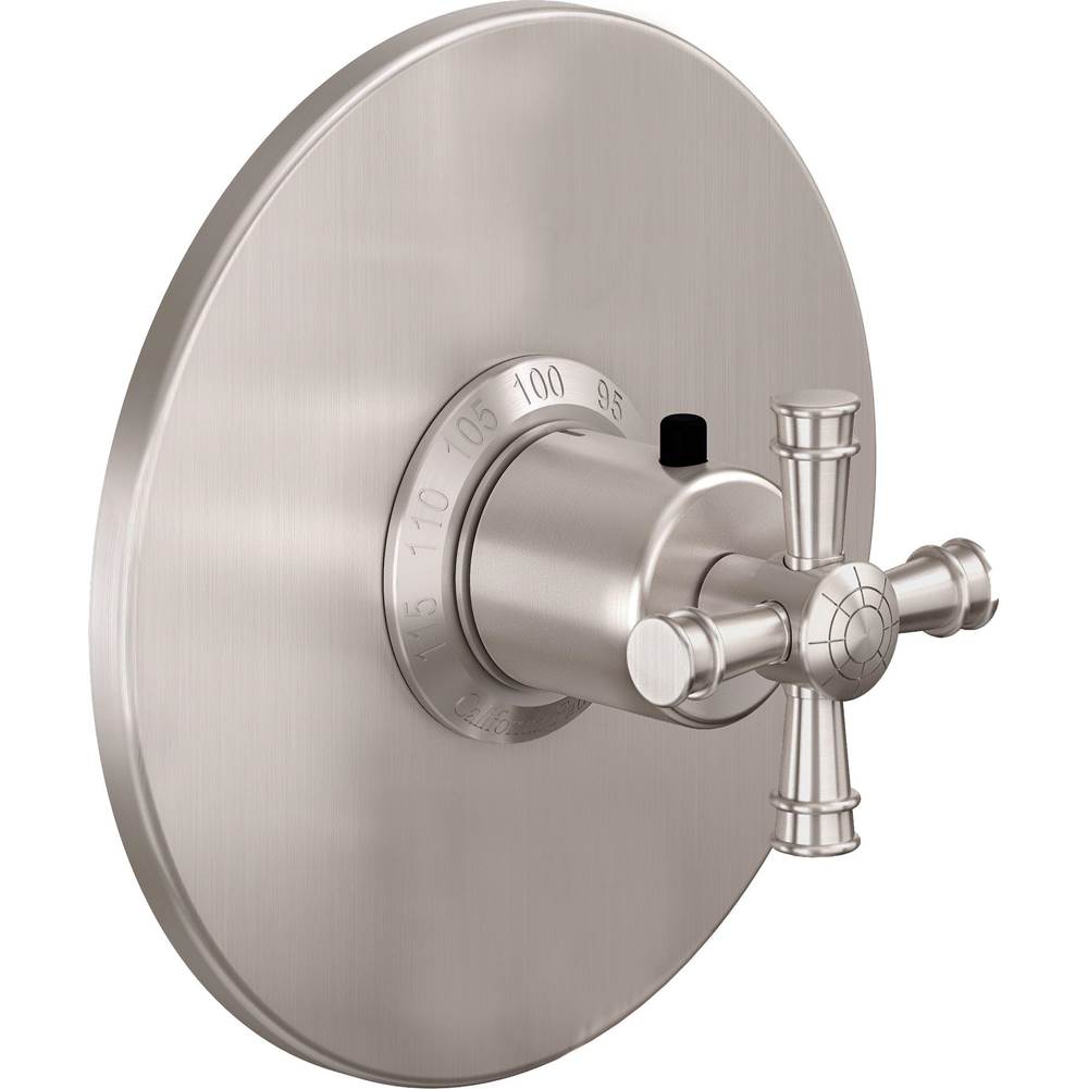 California Faucets Thermostatic Valve Trim Shower Faucet Trims item TO-THN-C1X-SBZ