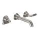 California Faucets - TO-V3002F-7-PBU - Wall Mounted Bathroom Sink Faucets