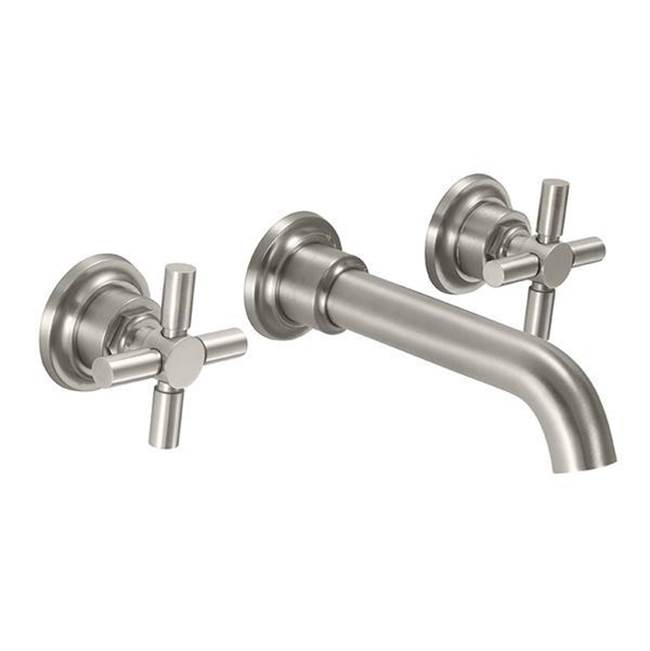 California Faucets Wall Mounted Bathroom Sink Faucets item TO-V3002X-7-MWHT