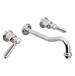 California Faucets - TO-V3302-9-SBZ - Wall Mounted Bathroom Sink Faucets