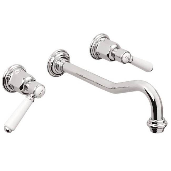 California Faucets Wall Mounted Bathroom Sink Faucets item TO-V3502-9-USS