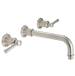 California Faucets - TO-V4802-9-PBU - Wall Mounted Bathroom Sink Faucets