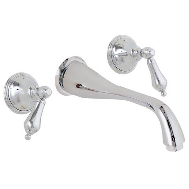 California Faucets Wall Mounted Bathroom Sink Faucets item TO-V5502-9-MBLK