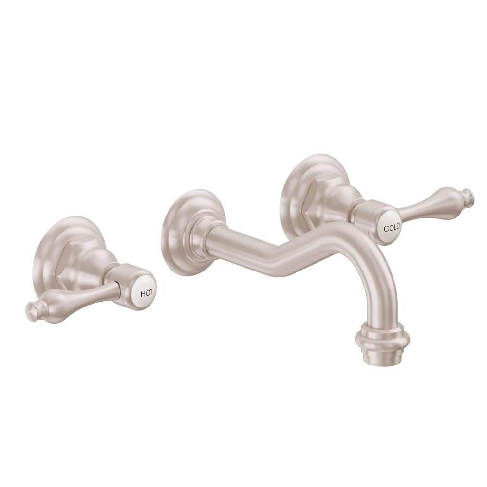 California Faucets Wall Mounted Bathroom Sink Faucets item TO-V6102-7-ABF