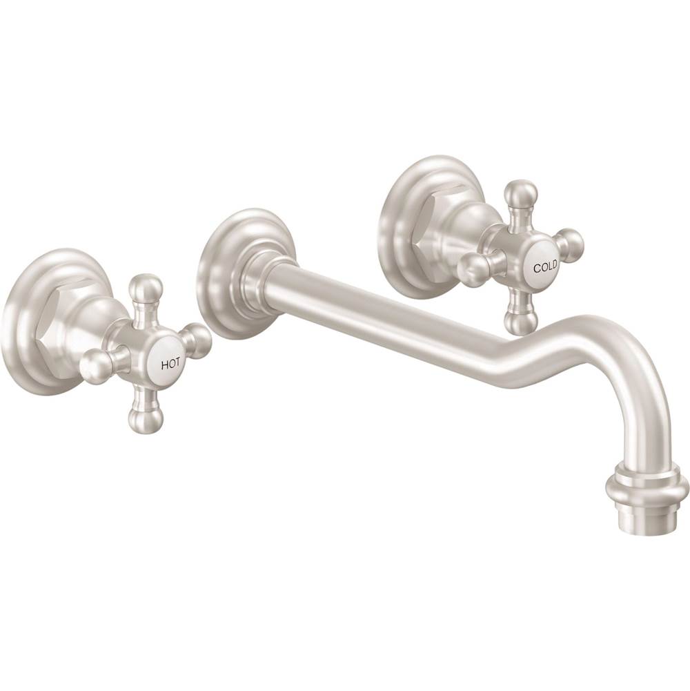 California Faucets Wall Mounted Bathroom Sink Faucets item TO-V6102X-9-BBU