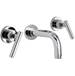 California Faucets - TO-V6602-7-BNU - Wall Mounted Bathroom Sink Faucets