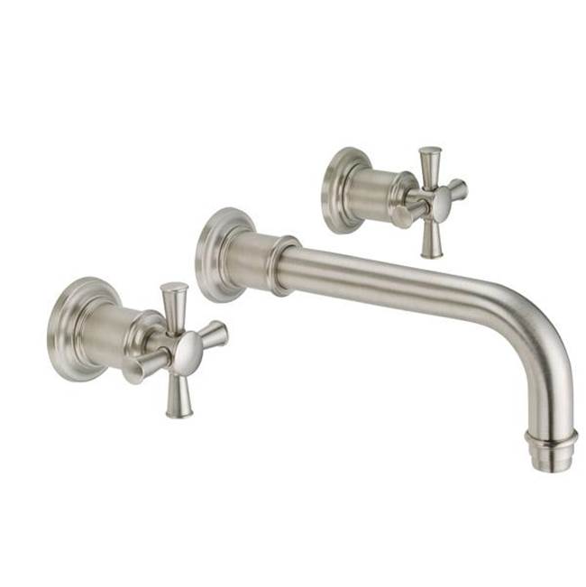 California Faucets Wall Mounted Bathroom Sink Faucets item TO-V4802X-9-BLKN