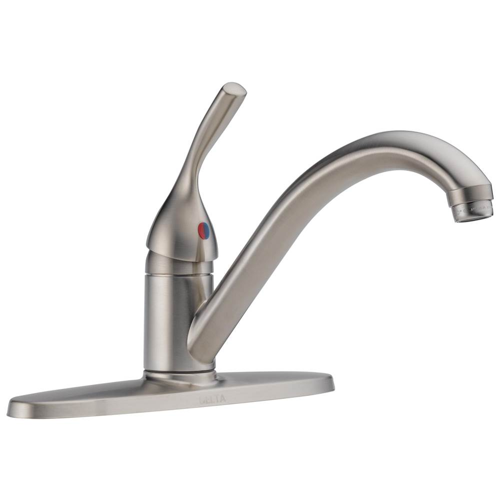 Delta Faucet Deck Mount Kitchen Faucets item 100-SS-DST