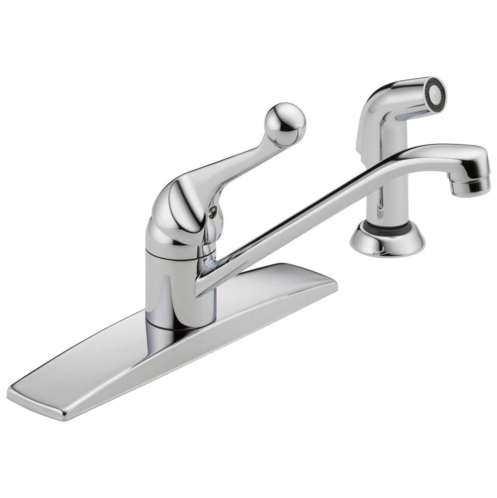 Delta Faucet Deck Mount Kitchen Faucets item 400LF-WF