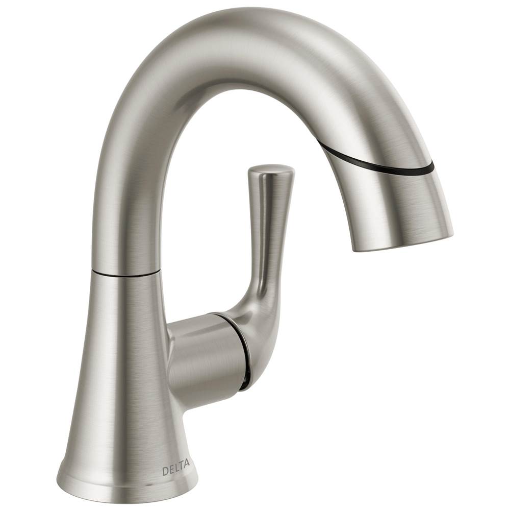 Delta Faucet Single Hole Bathroom Sink Faucets item 533LF-SSPDMPU