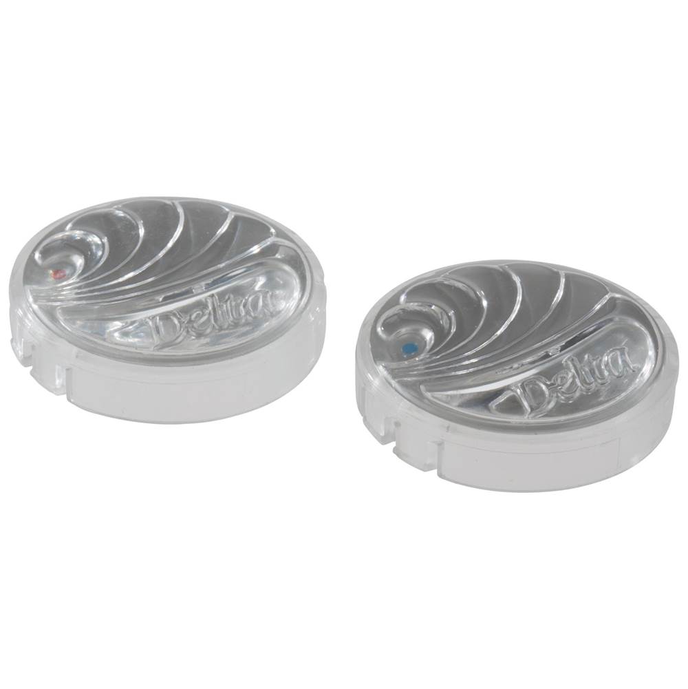 Henry Kitchen and BathDelta FaucetOther Button Set - Hot / Cold - Clear