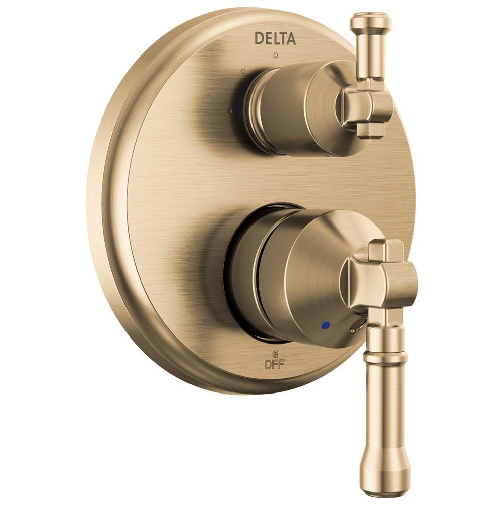 Delta Faucet Pressure Balance Trims With Integrated Diverter Shower Faucet Trims item T24884-CZ-PR