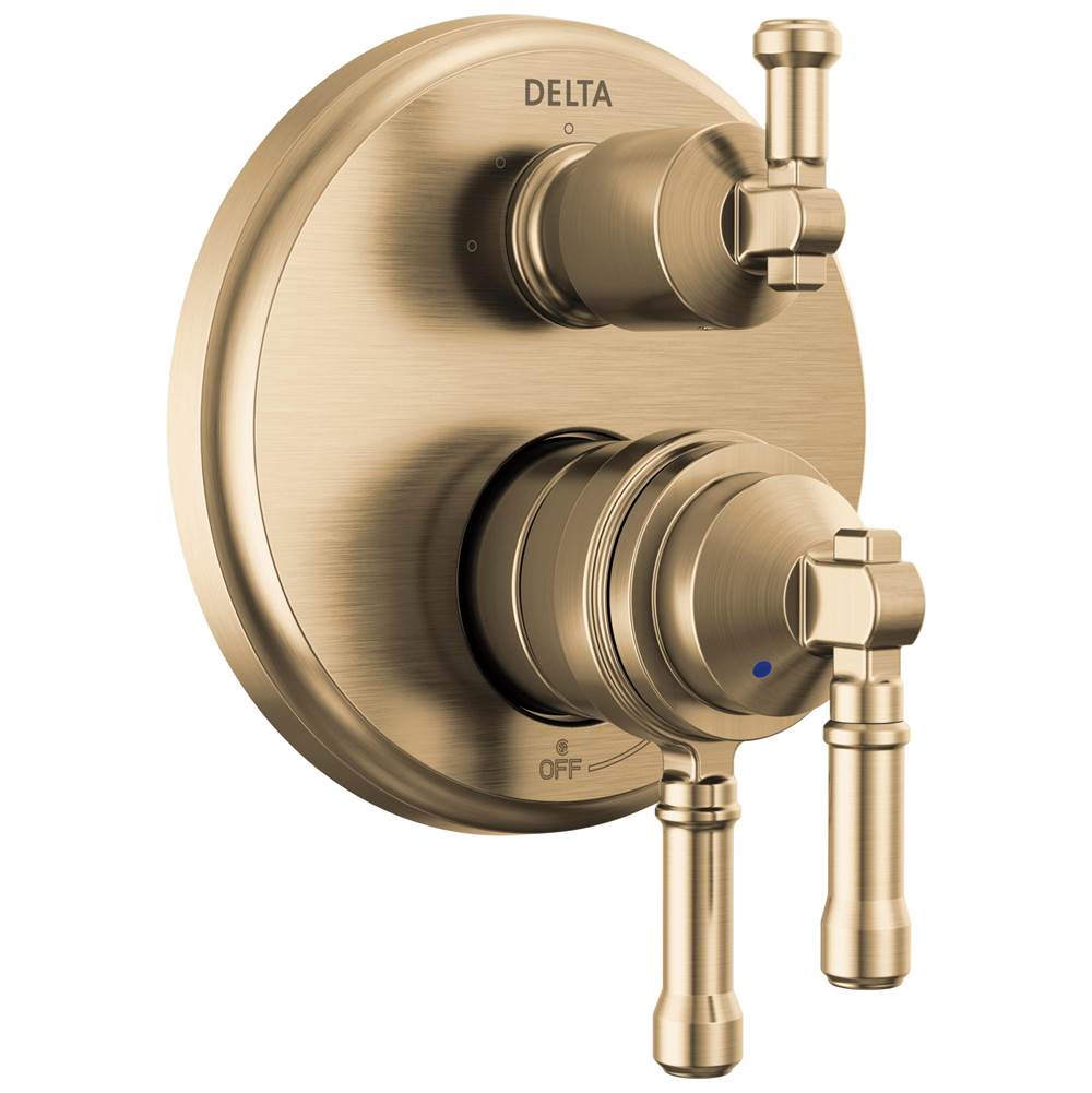 Delta Faucet Pressure Balance Trims With Integrated Diverter Shower Faucet Trims item T27884-CZ-PR
