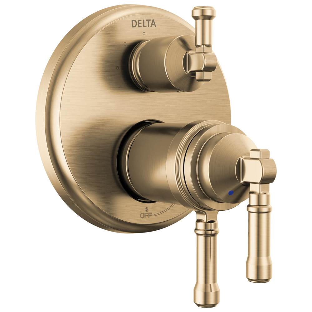 Delta Faucet Pressure Balance Trims With Integrated Diverter Shower Faucet Trims item T27T884-CZ-PR