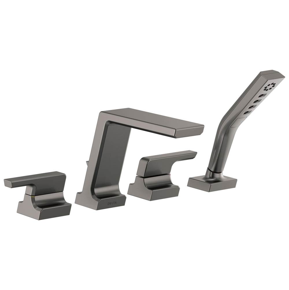 Henry Kitchen and BathDelta FaucetPivotal™ Roman Tub with Hand Shower Trim