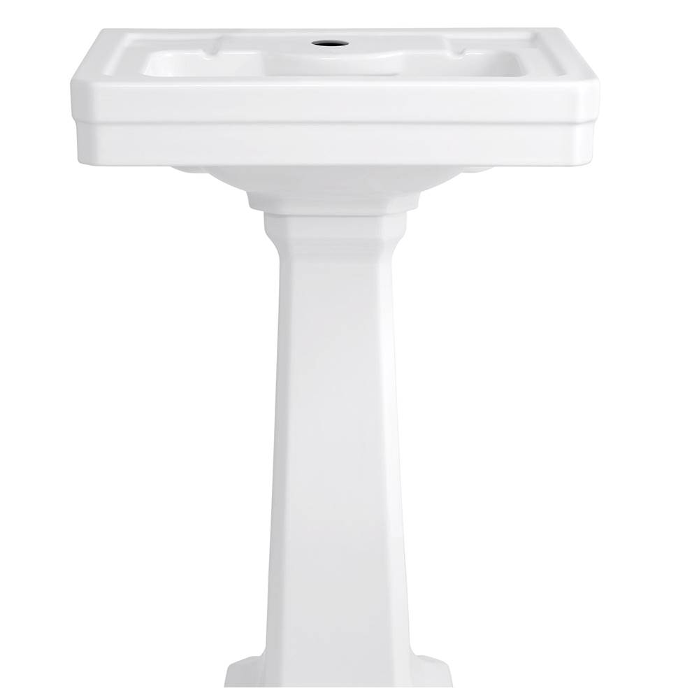 Henry Kitchen and BathDXVFitzgerald® Pedestal Sink Top, 1-Hole with Pedestal Leg