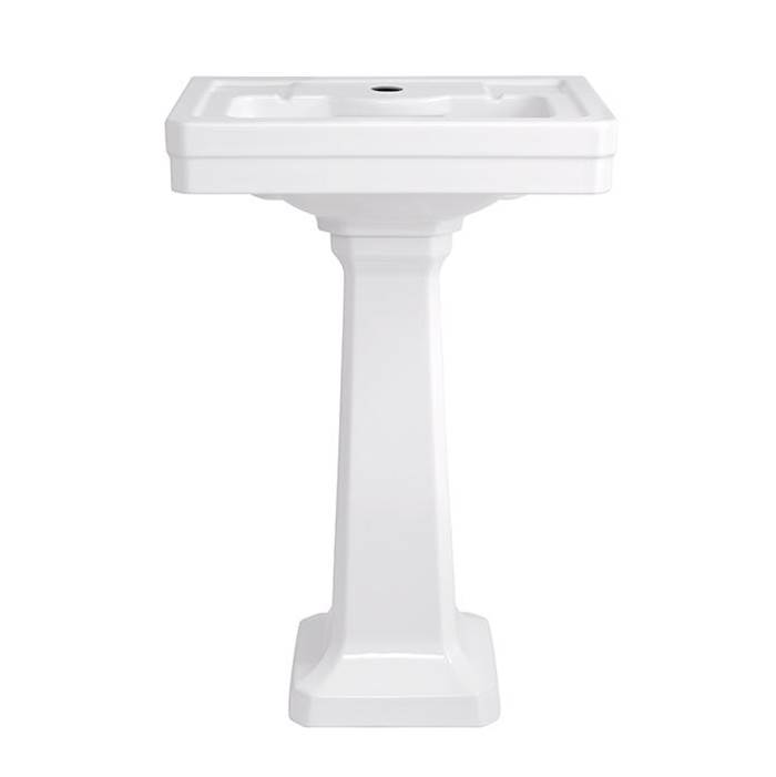 Henry Kitchen and BathDXVFitzgerald® Pedestal Sink Top, 3-Hole with Pedestal Leg