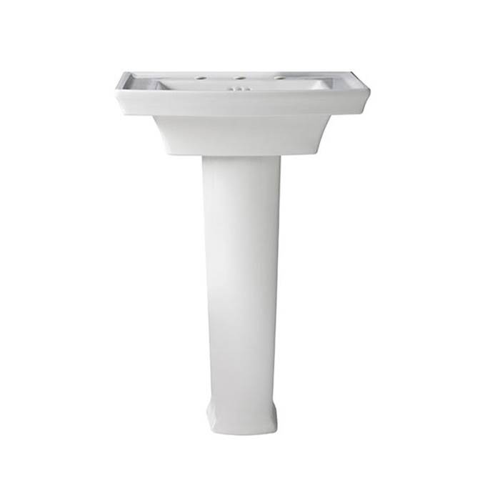 Henry Kitchen and BathDXVWyatt® Pedestal Sink Top, 3-Hole with Pedestal Leg
