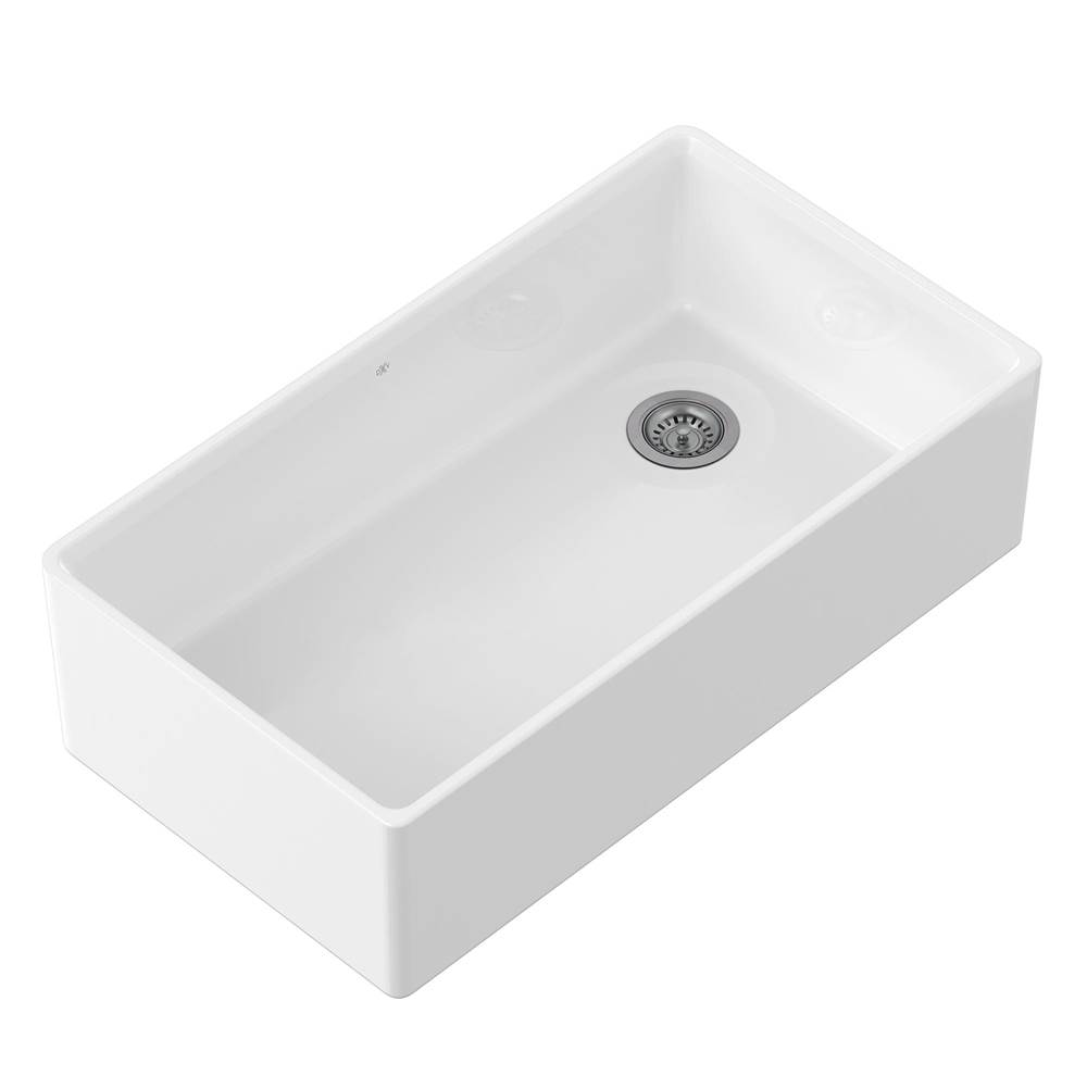 Henry Kitchen and BathDXVEtre™ 36 in. Apron Kitchen Sink with Offset Drain