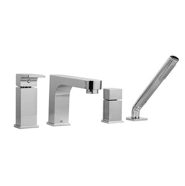 Henry Kitchen and BathDXVEquility® Single Handle Deck Mount Bathtub Faucet with Hand Shower and Lever Handle