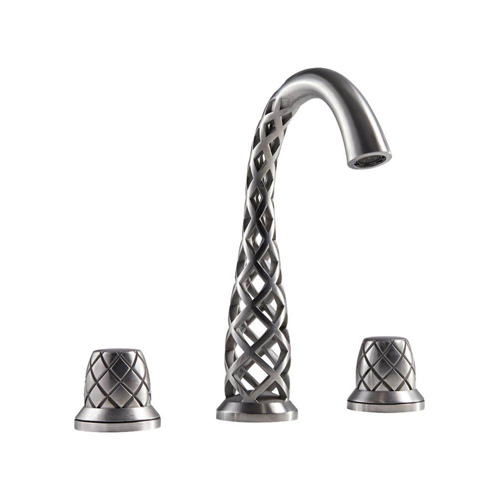 Henry Kitchen and BathDXVVibrato 2- Handle Widespread 3D Printed Bathroom Faucet with Knob Handles