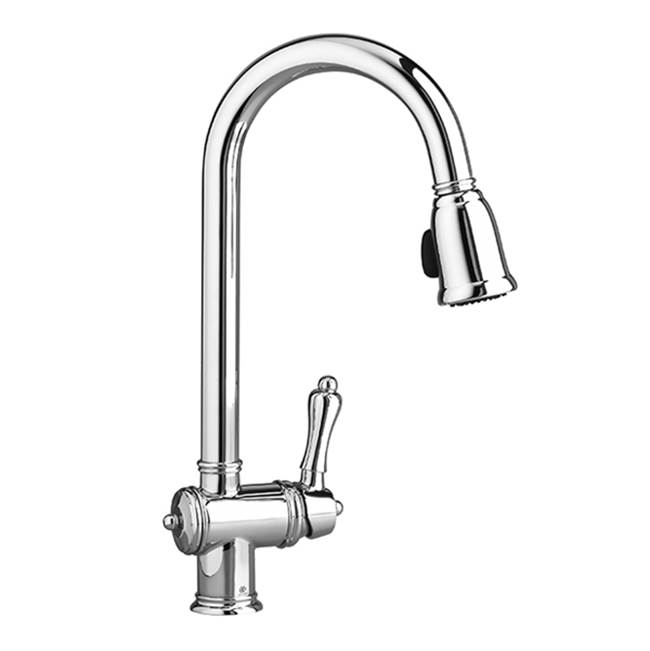 Henry Kitchen and BathDXVVictorian Single Handle Pull-Down Kitchen Faucet with Lever Handle
