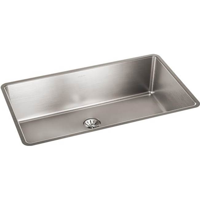 Henry Kitchen and BathElkay Reserve SelectionElkay Lustertone Iconix 16 Gauge Stainless Steel 32-1/2'' x 19-1/2'' x 9'', Single Bowl Undermount Sink with Perfect Drain