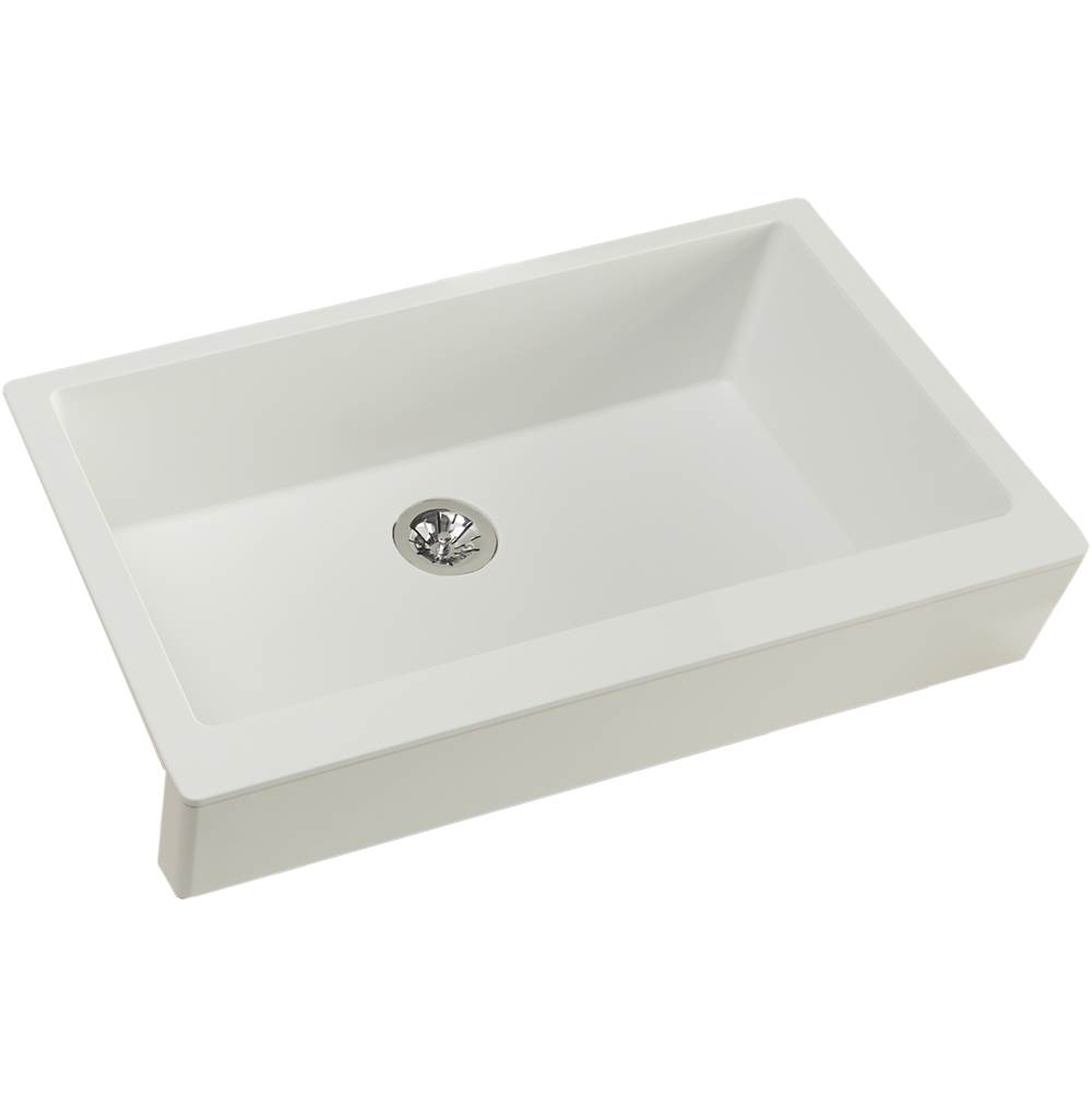 Henry Kitchen and BathElkay Reserve SelectionElkay Quartz Luxe 35-7/8'' x 20-15/16'' x 9'' Single Bowl Farmhouse Sink with Perfect Drain, Ricotta