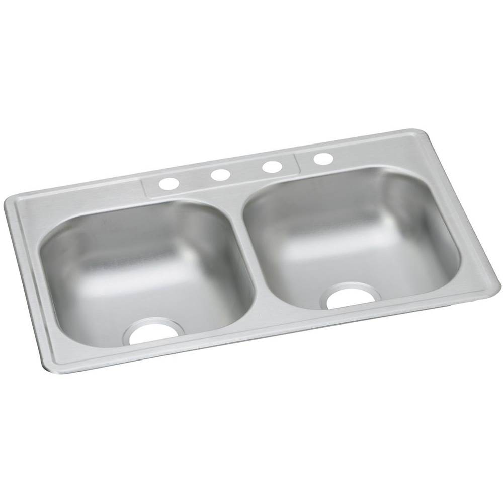 Elkay Drop In Double Bowl Sink Kitchen Sinks item D233223