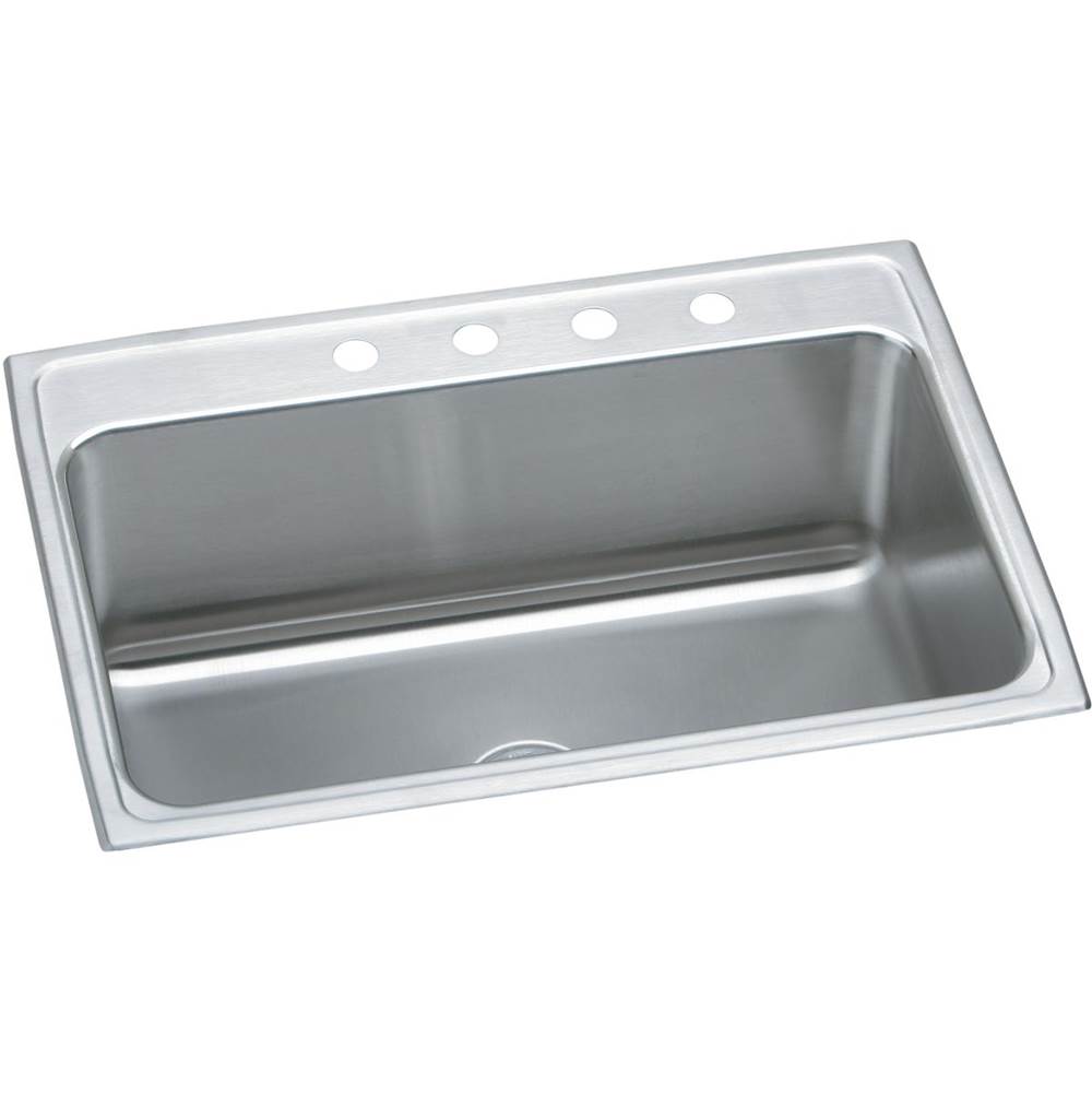 Henry Kitchen and BathElkayLustertone Classic Stainless Steel 31'' x 22'' x 10-1/8'', 5-Hole Single Bowl Drop-in Sink