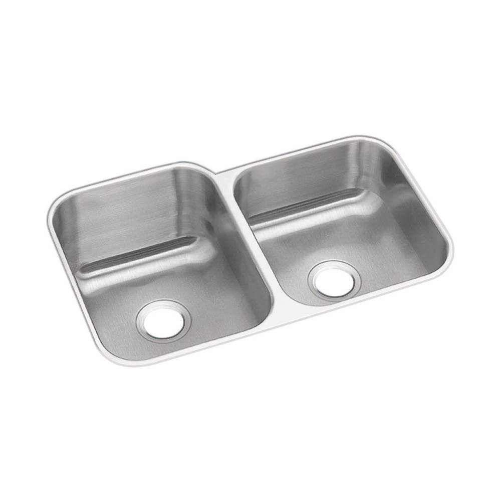 Henry Kitchen and BathElkayDayton Stainless Steel 31-3/4'' x 20-1/2'' x 10'', 60/40 Double Bowl Undermount Sink