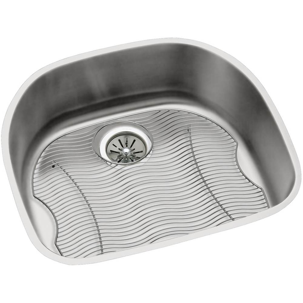 Henry Kitchen and BathElkayLustertone Classic Stainless Steel, 23-5/8'' x 21-1/4'' x 7-1/2'', Single Bowl Undermount Sink