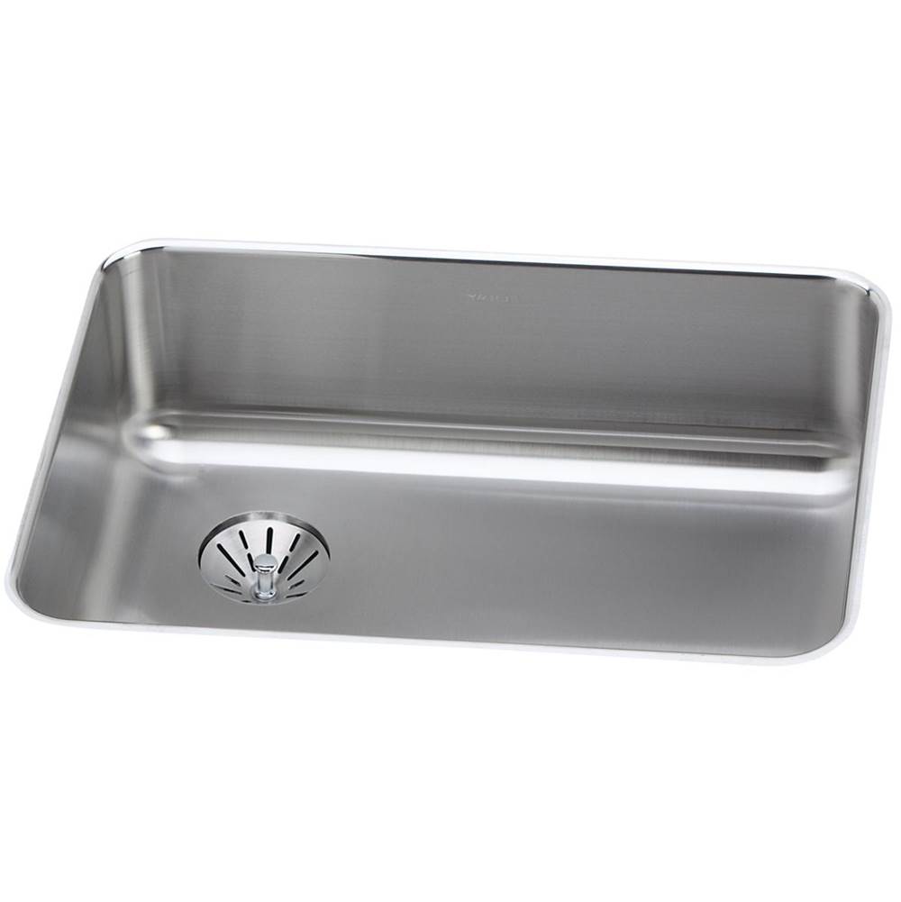Henry Kitchen and BathElkayLustertone Classic Stainless Steel 25-1/2'' x 19-1/4'' x 8'', Single Bowl Undermount Sink with Left Perfect Drain