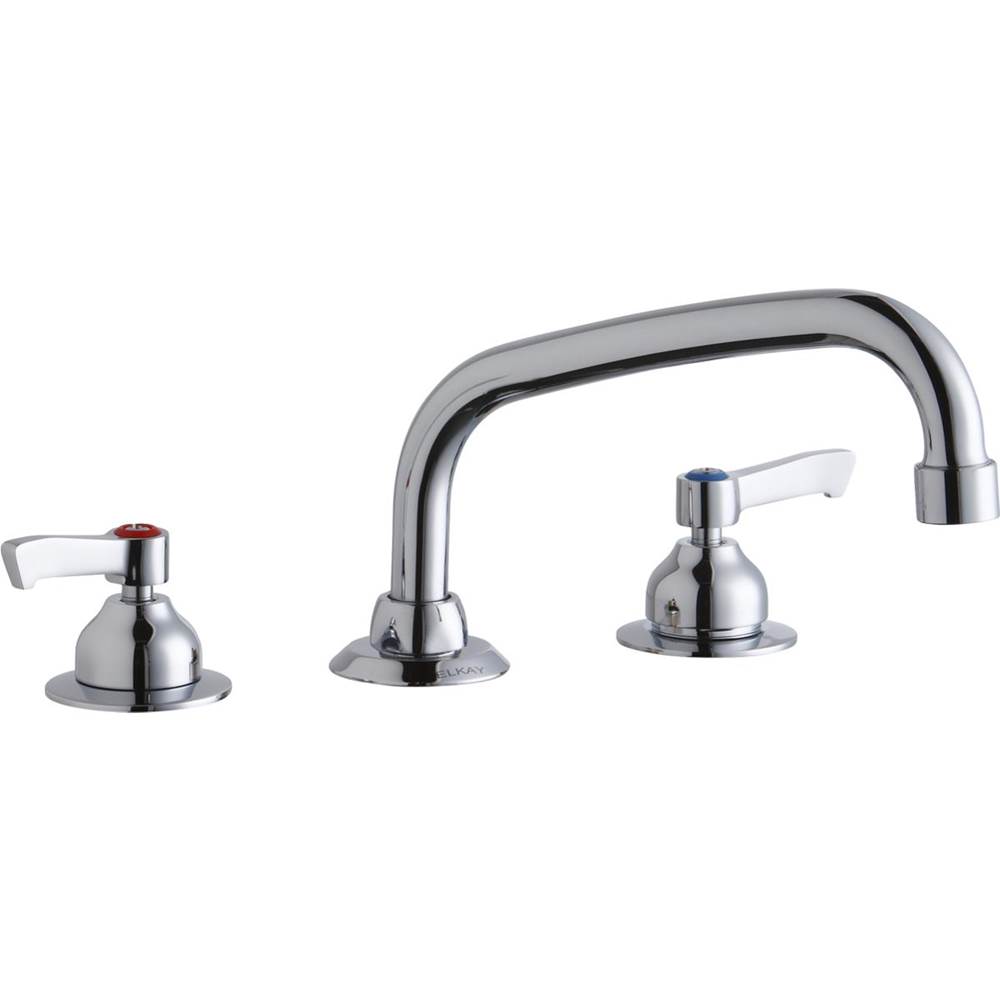 Henry Kitchen and BathElkay8'' Centerset with Concealed Deck Faucet with 8'' Arc Tube Spout 2'' Lever Handles Chrome