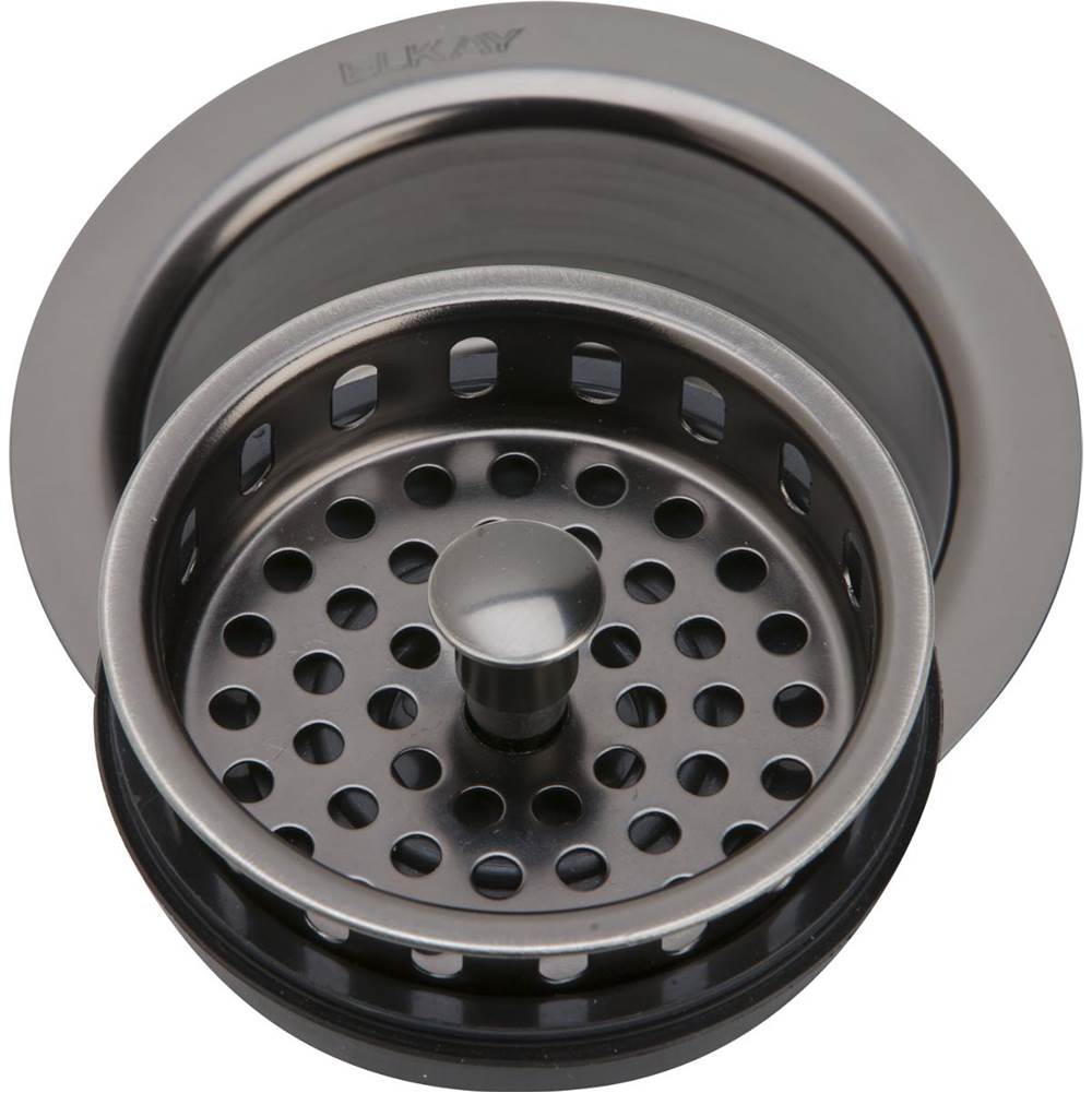 Henry Kitchen and BathElkay3-1/2'' Drain Fitting Antique Steel Finish Disposer Flange and Removable Strainer