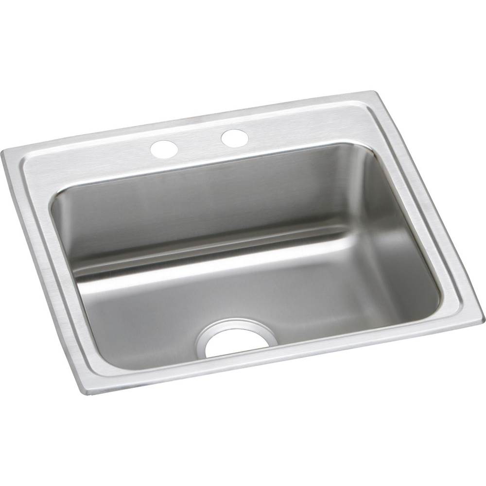 Henry Kitchen and BathElkayLustertone Classic Stainless Steel 22'' x 19-1/2'' x 6'', Single Bowl Drop-in ADA Sink