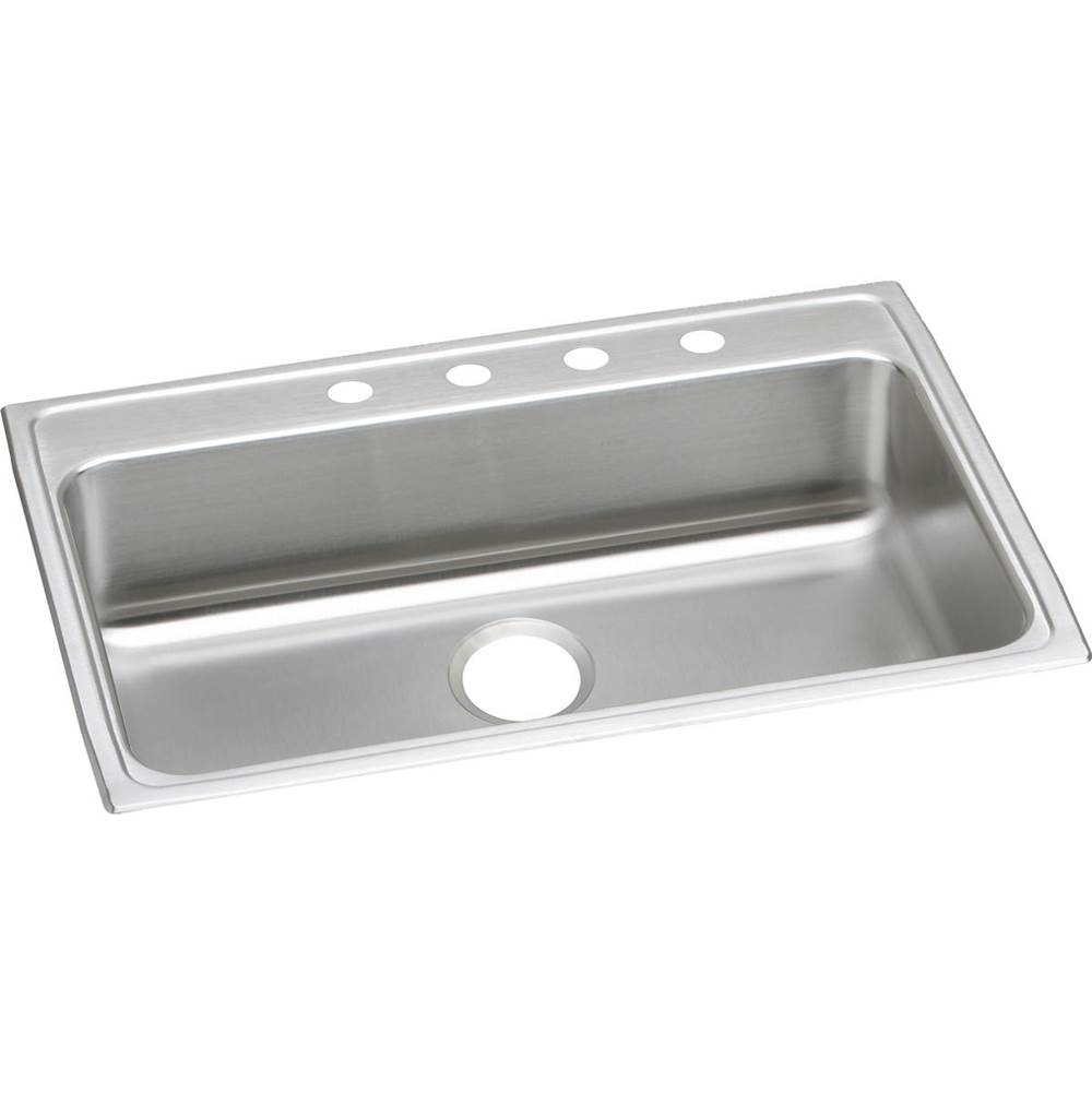 Henry Kitchen and BathElkayLustertone Classic Stainless Steel 31'' x 22'' x 4-1/2'', 1-Hole Single Bowl Drop-in ADA Sink