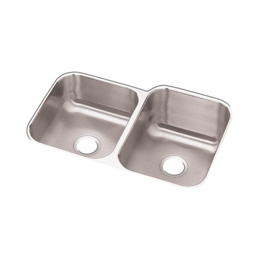 Henry Kitchen and BathElkayDayton Stainless Steel 31-3/4'' x 20-1/2'' x 10'', 40/60 Double Bowl Undermount Sink