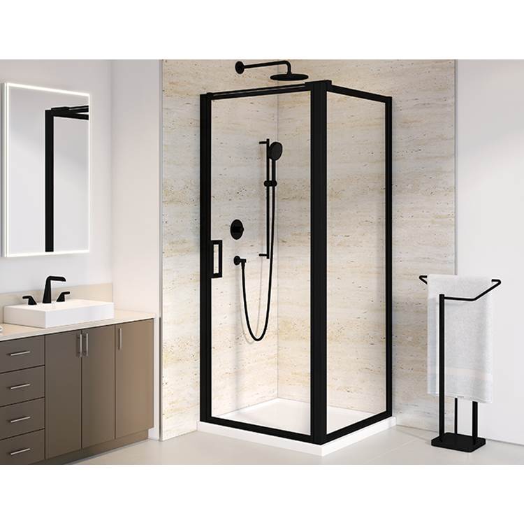 Fleurco Corner Shower Doors item ELECP2342-33-40-79