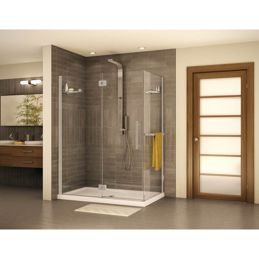 Fleurco Pivot Shower Doors item PGLR5548-25-40L-MDH-79